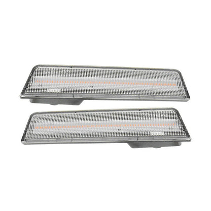 White LED Front Side Marker Lights for Dodge Challenger (2008-2014)