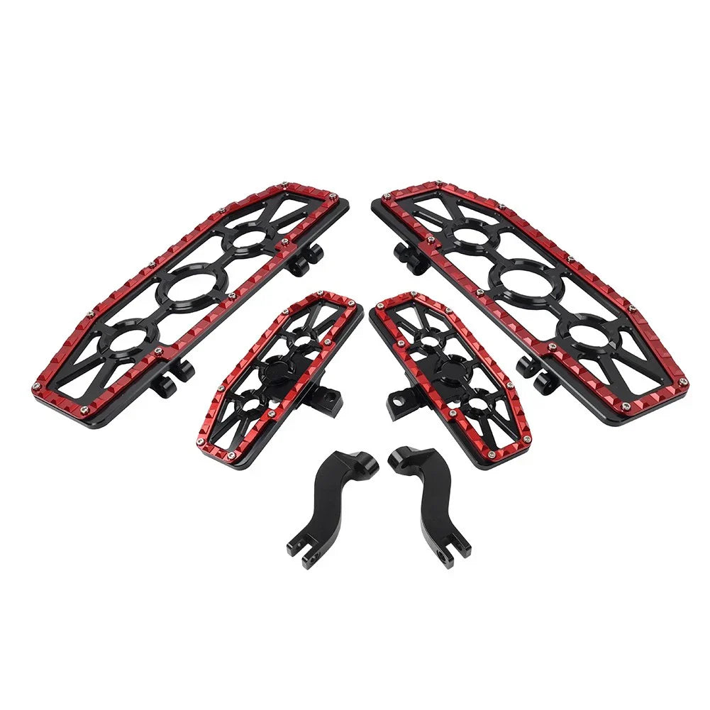 Front Floorboard & Rear Foot Pegs with Mounts for Harley Touring (93-23)