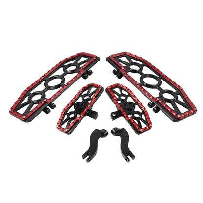 Front Floorboard & Rear Foot Pegs with Mounts for Harley Touring (93-23)