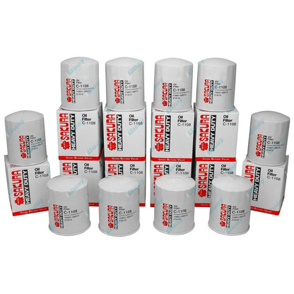 10 Pack Diesel Oil Filter for Toyota Dyna HU40 HU50 6cyl 2H 4.0L 82~84