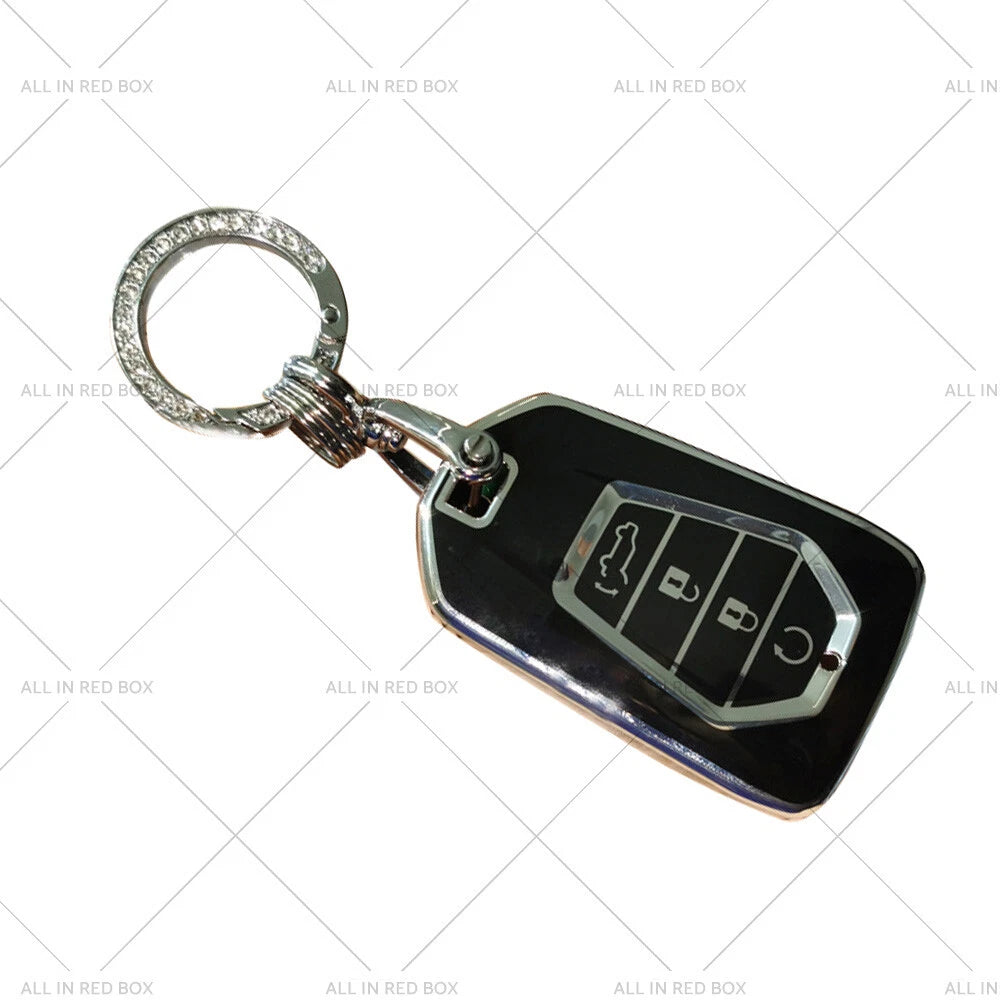 TPU Key Fob Cover for Isuzu D-MAX MU-X MUX 4 Button (2012-2023)