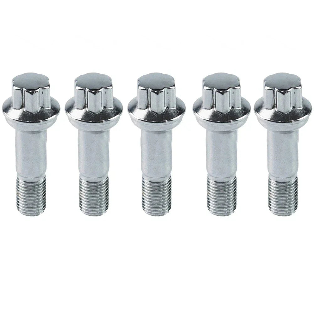5pcs Wheel Lug Bolts for Mercedes-Benz C180 C200 CL500 Maybach 57 62