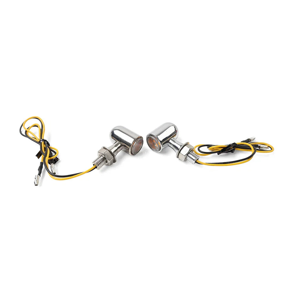 8mm Mini Turn Signal Lights for Bobber Cafe Racer