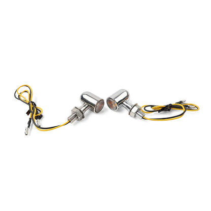 8mm Mini Turn Signal Lights for Bobber Cafe Racer