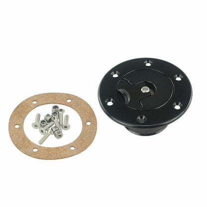 Billet Fuel Filler Neck Pop-Up Gas Cap for Universal (Fits Most Vehicles)