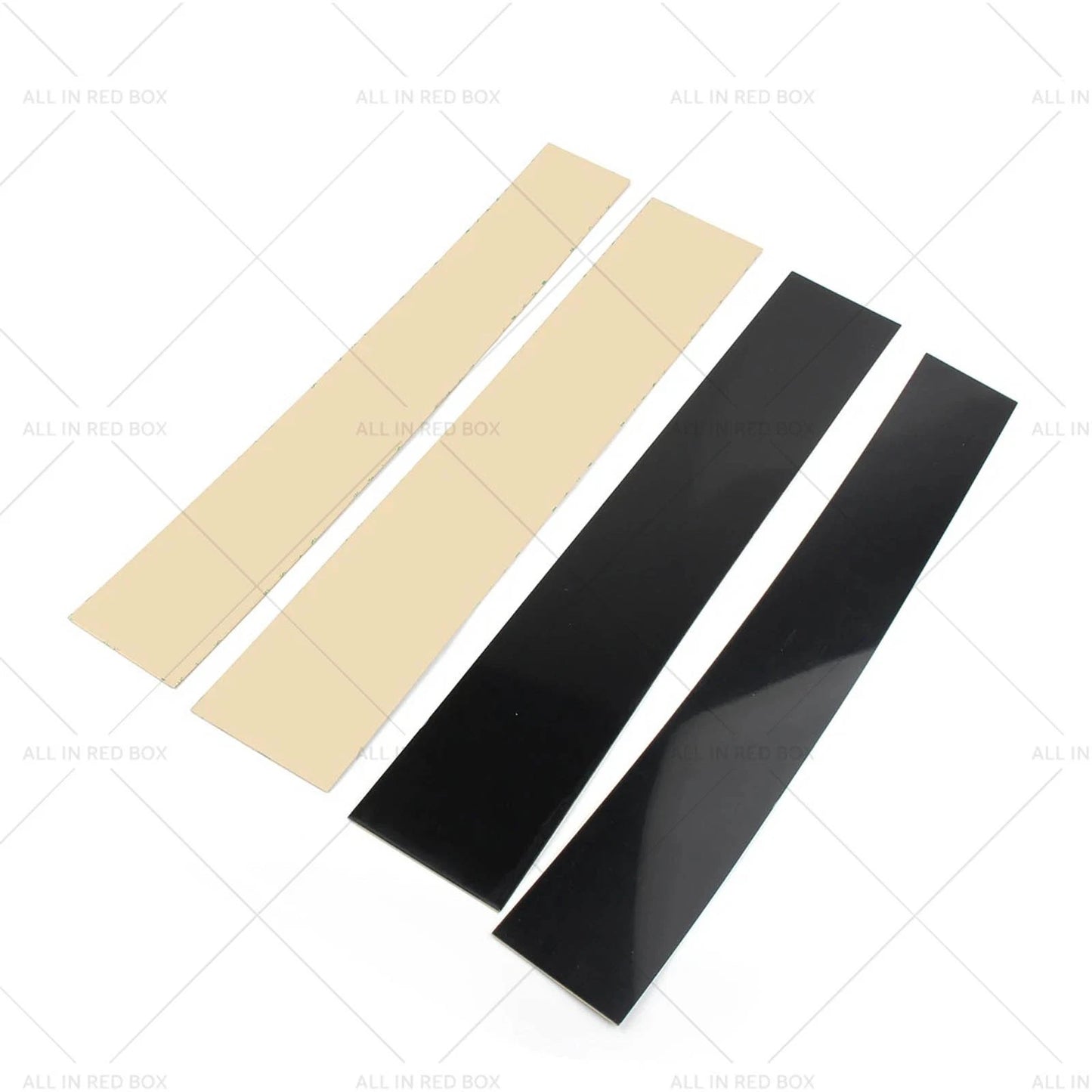 4 x Black Pillar Post Cover Trims for Cadillac Escalade (2007-2014)
