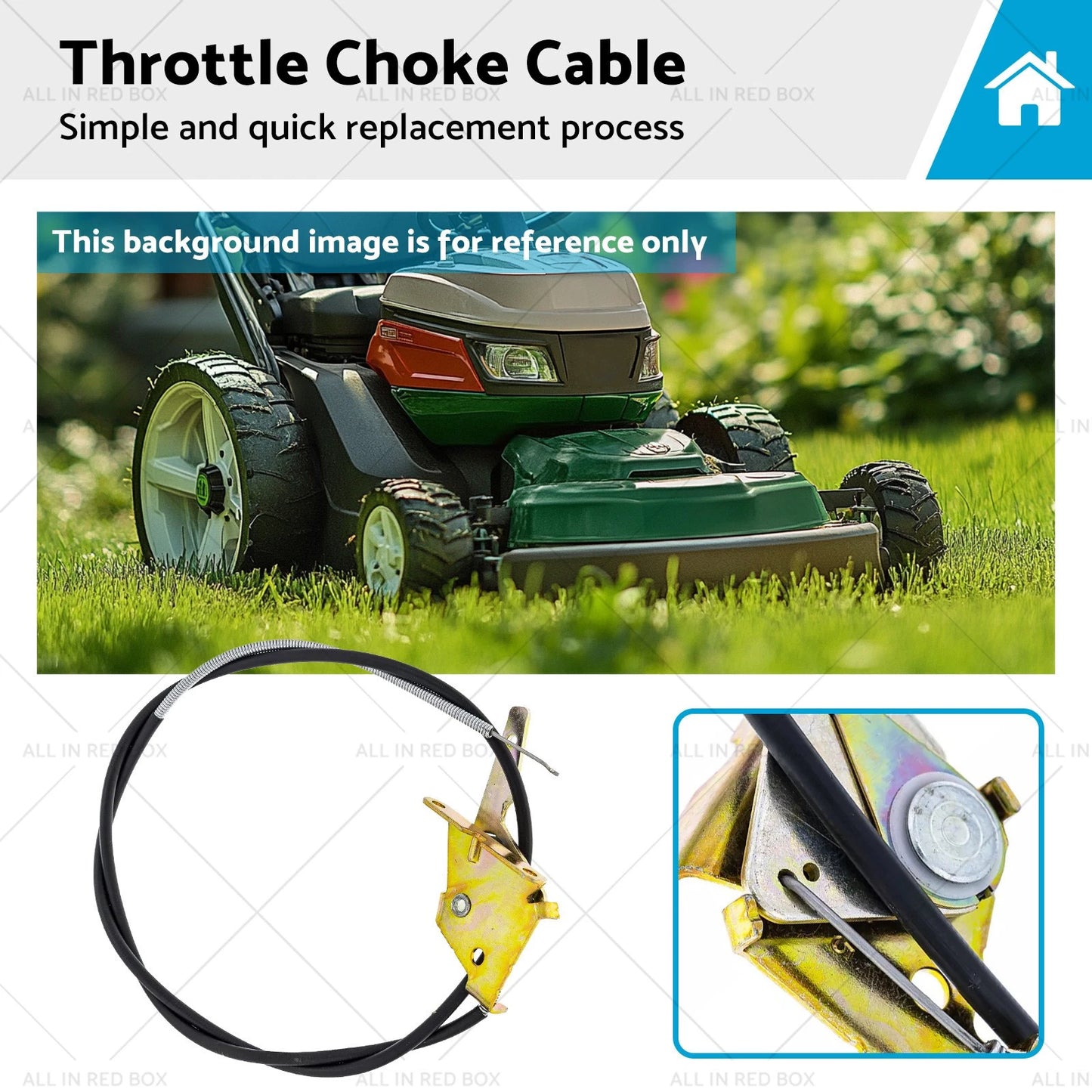 Throttle Cable 38" x 1.6 for Cub Cadet GT-1054 GTX-1054