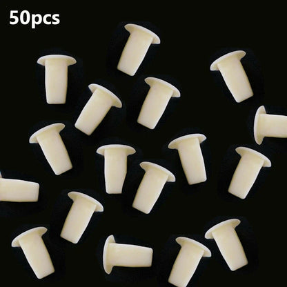 50 Pcs Nylon Nut-Screw Grommet Clip for Toyota / Mazda / Honda