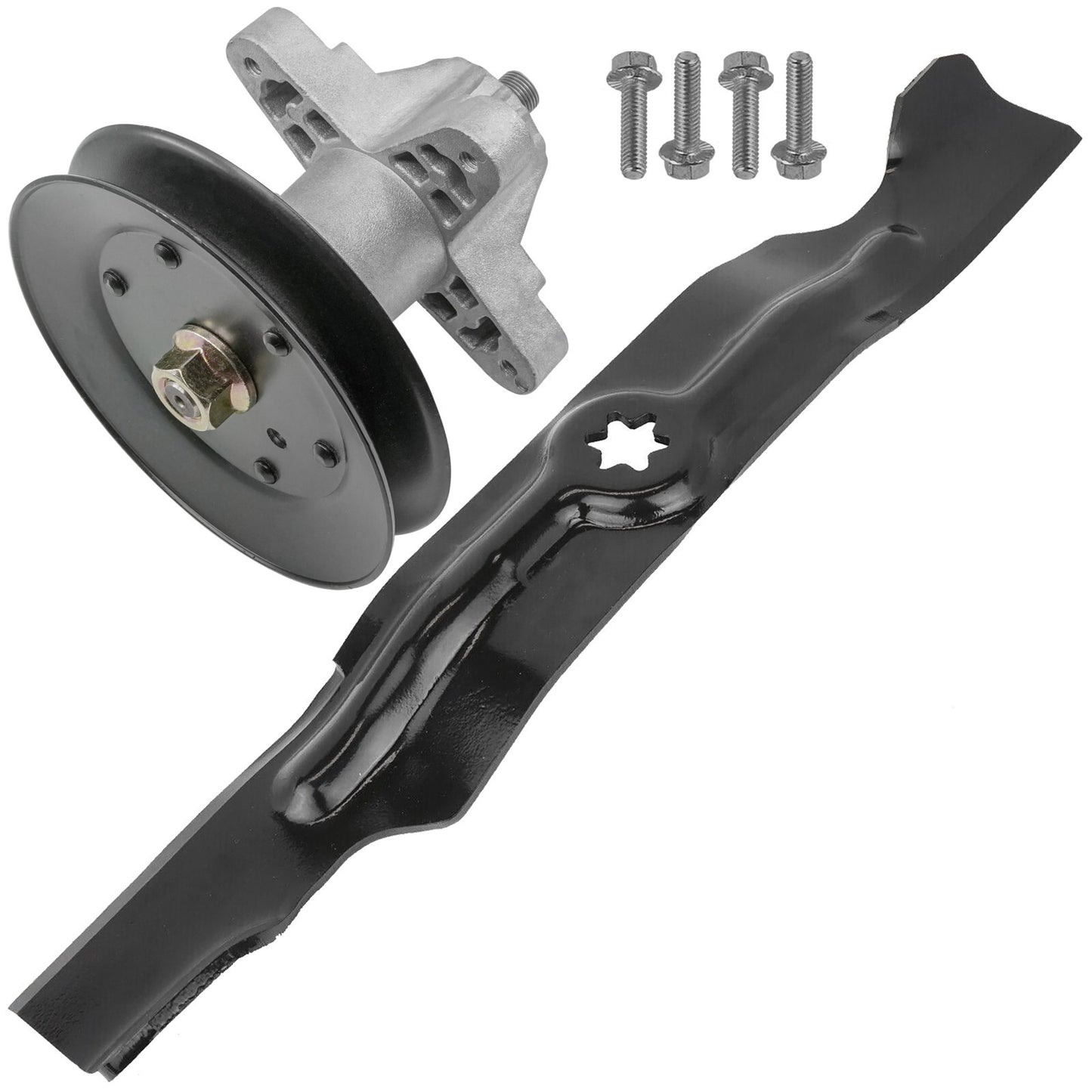 Deck Spindle Assembly with Pulley for MTD RZT-50 17AF2 Zero-Turn (2016–2016)