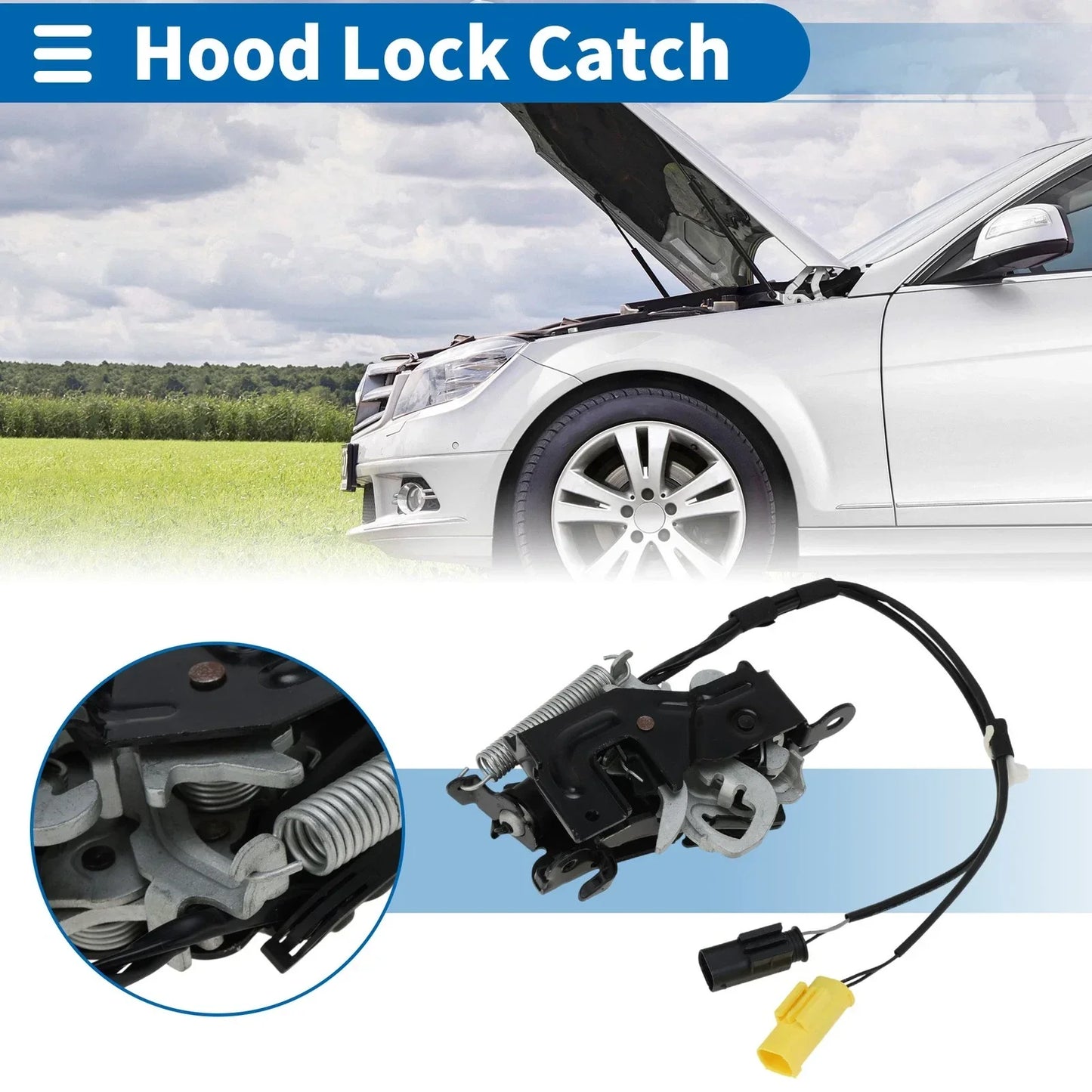 Hood Latch Assembly for BMW 5 Touring G31 (2017-2023)