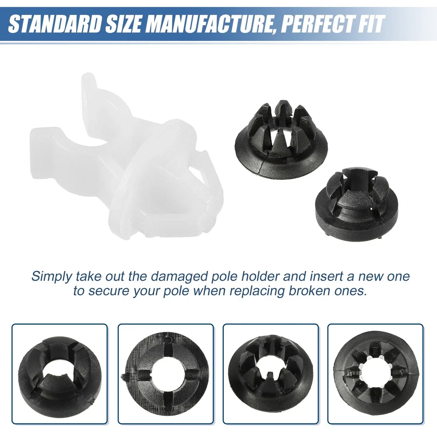 Hood Prop Rod Holder Set for Honda Odyssey (1995-2004)