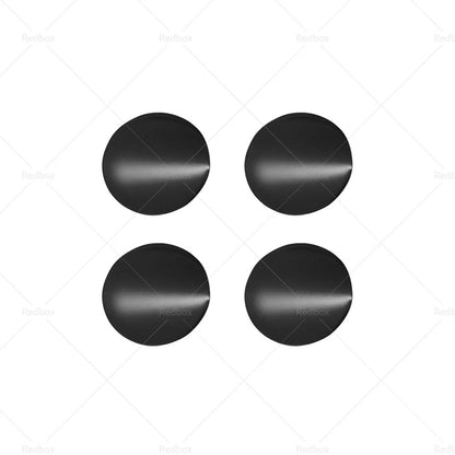 4 x 60mm Black Hub Caps for Universal Wheel Center Rim Caps