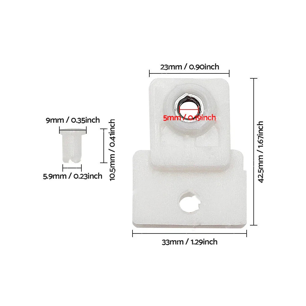 Door Window Glass Track Clip for Isuzu D-Max, Holden Colorado, Rodeo (2002-2023)