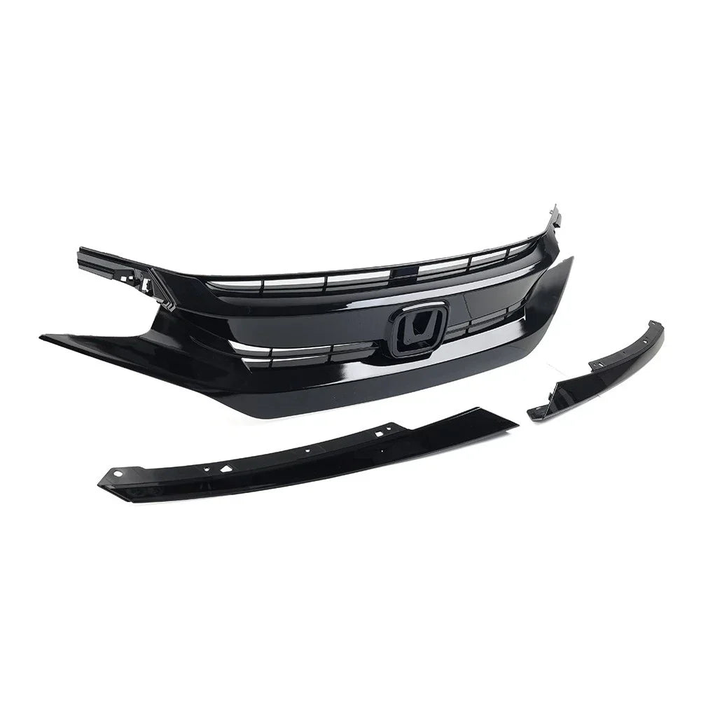 Front Upper Bumper Mesh Grille for Honda Civic Coupe Sedan (2016-2018)