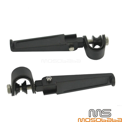Highway Crash Bar Foot Pegs w/ 1"~1-1/4" Clamps for Harley-Davidson