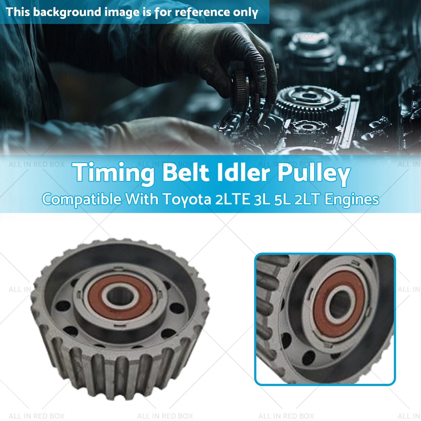Timing Belt Idler Pulley for Toyota 2LTE 3L 5L 2LT Engines