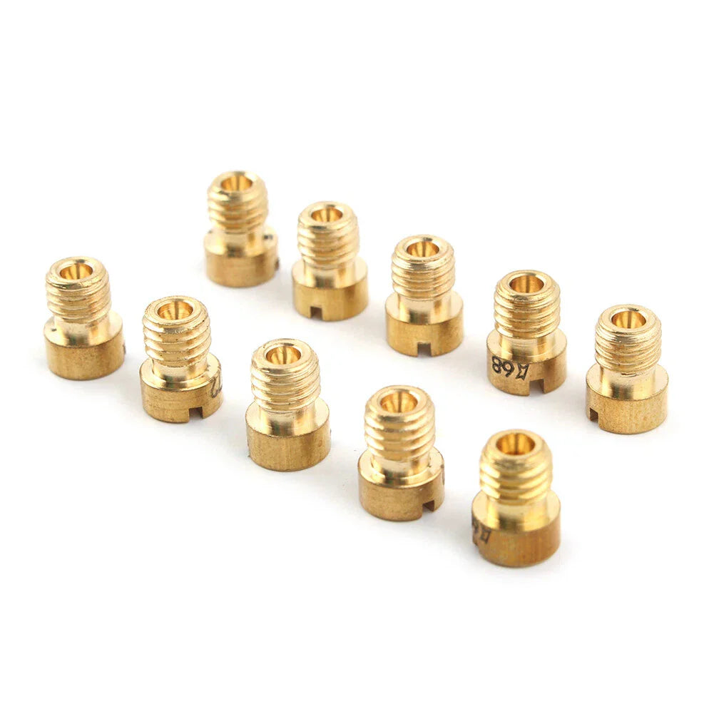 10x Main Jets Carburetor for PWK OKO CVK NSR KSR Injector Nozzle