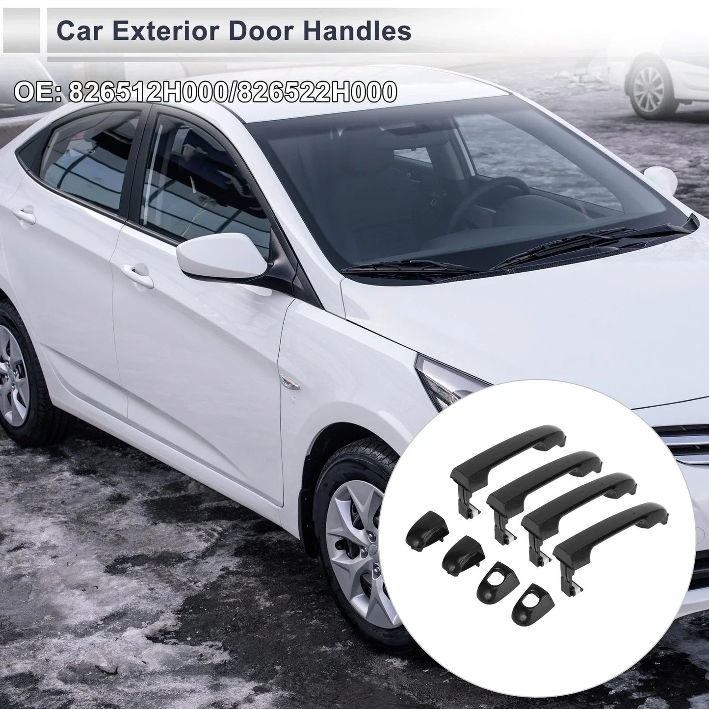 Car Exterior Door Handles for Hyundai Accent GLS (2006-2011)