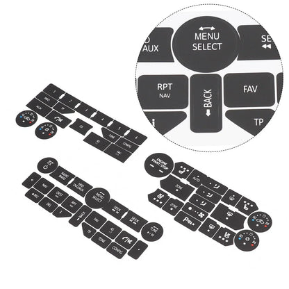 Stickers Repair Decal Button for Car Interior Accessories