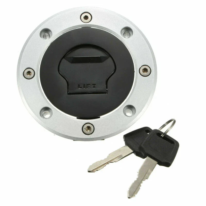 Tank Cap Cover & 2x Keys for SUZUKI GSXR 600 750 1000 Katana