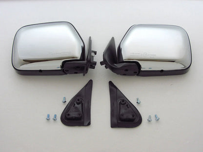 Chrome Door Mirrors for 88-97 Toyota Hilux Mighty-X 4Runner Surf (88-97)