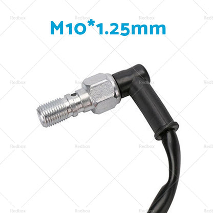 M10x1.25 Banjo Bolt Hydraulic Brake Light Switch for Motorcycle