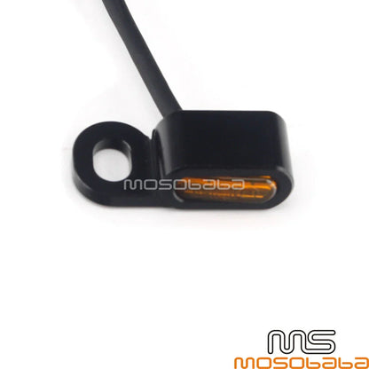 E4 Amber Mini LED Turn Signal Lights for Harley-Davidson Dyna