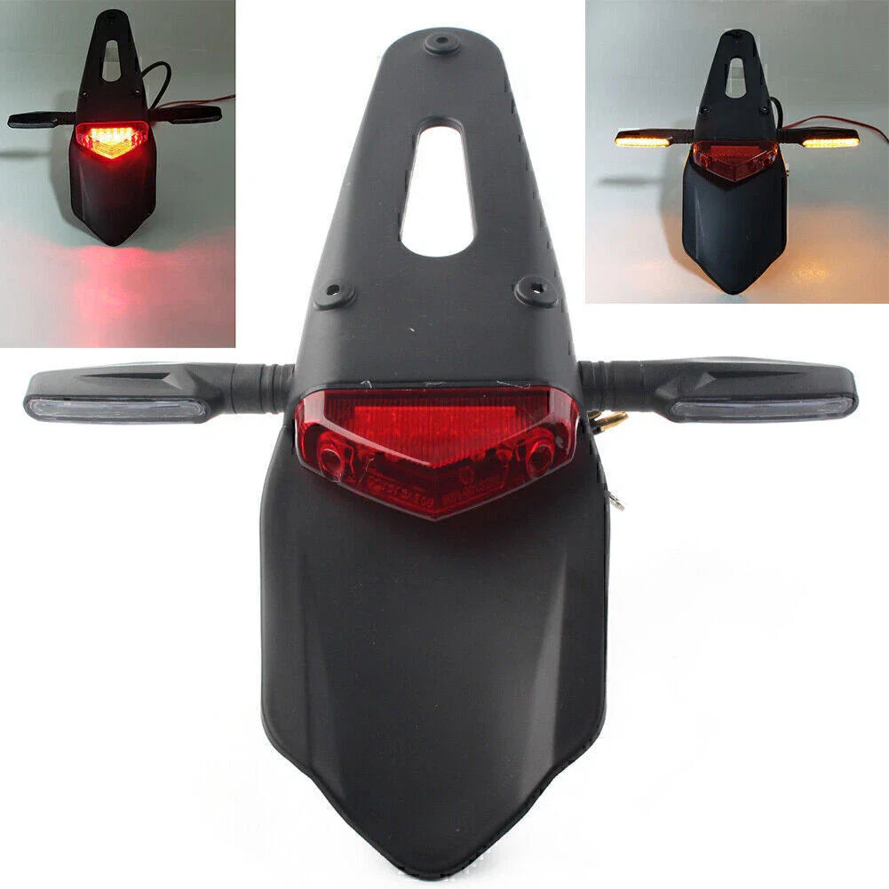LED Rear Fender Brake Tail Light Turn Signal for Universal Motorcycle