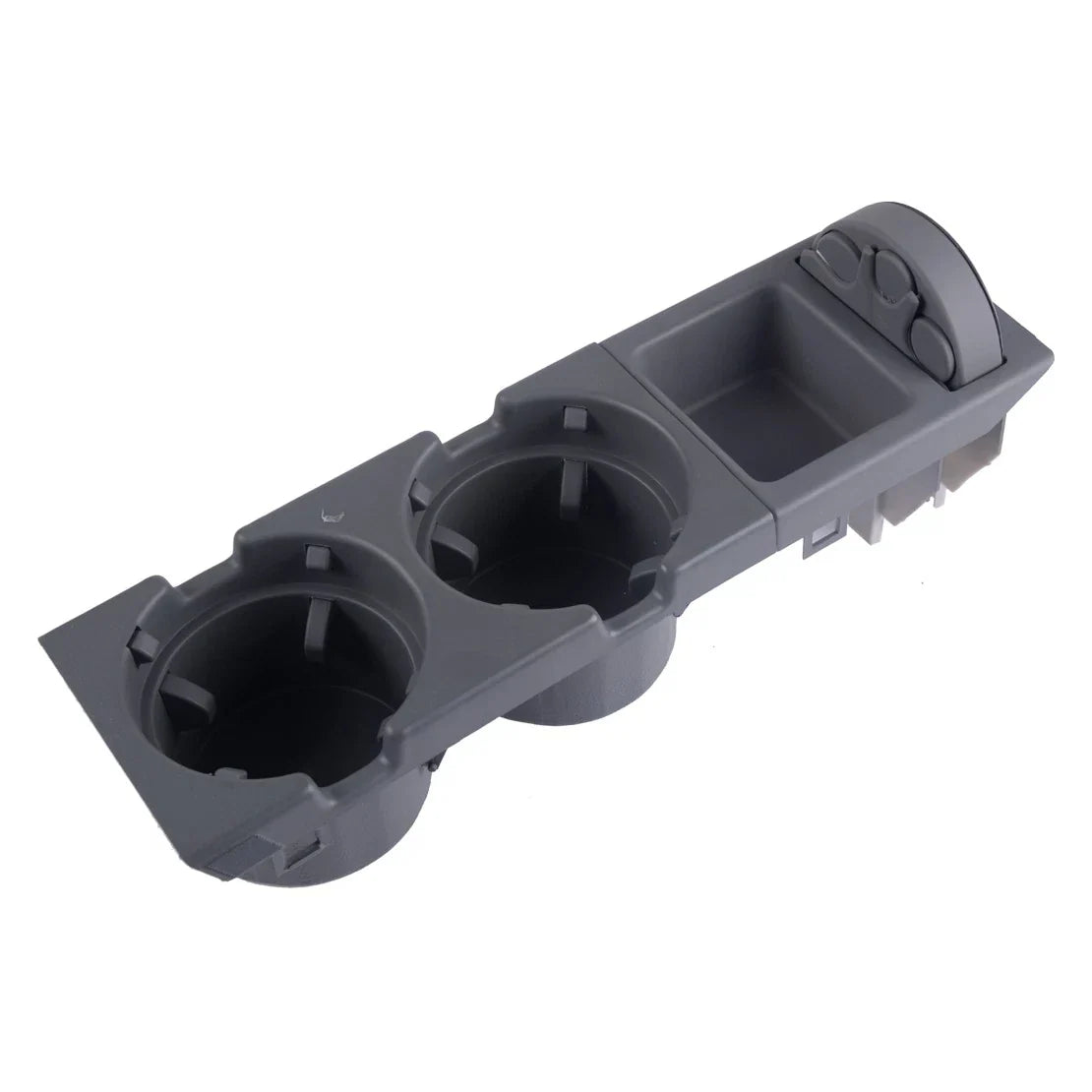 Gray Center Console Cup Holder Coin Box for BMW E46 (1999-2006)