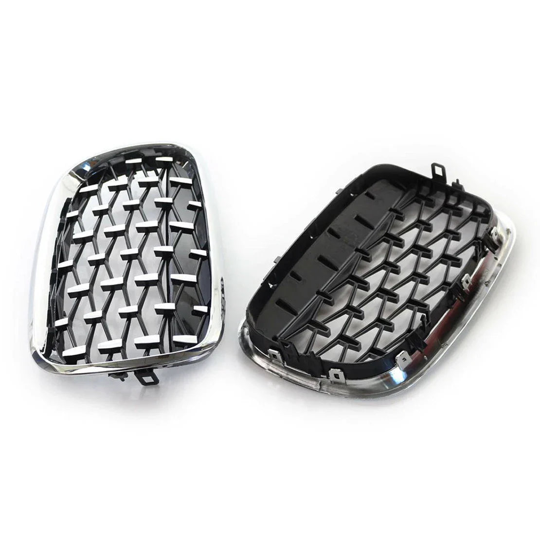 2 x Kidney Radiator Grille for BMW X5 E70, X6 E71, E72 Hybrid (2007-2013)