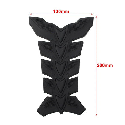 3D Fish Bone Decal Sticker Protector for Motorcycle Gas Fuel Oil Tank Red