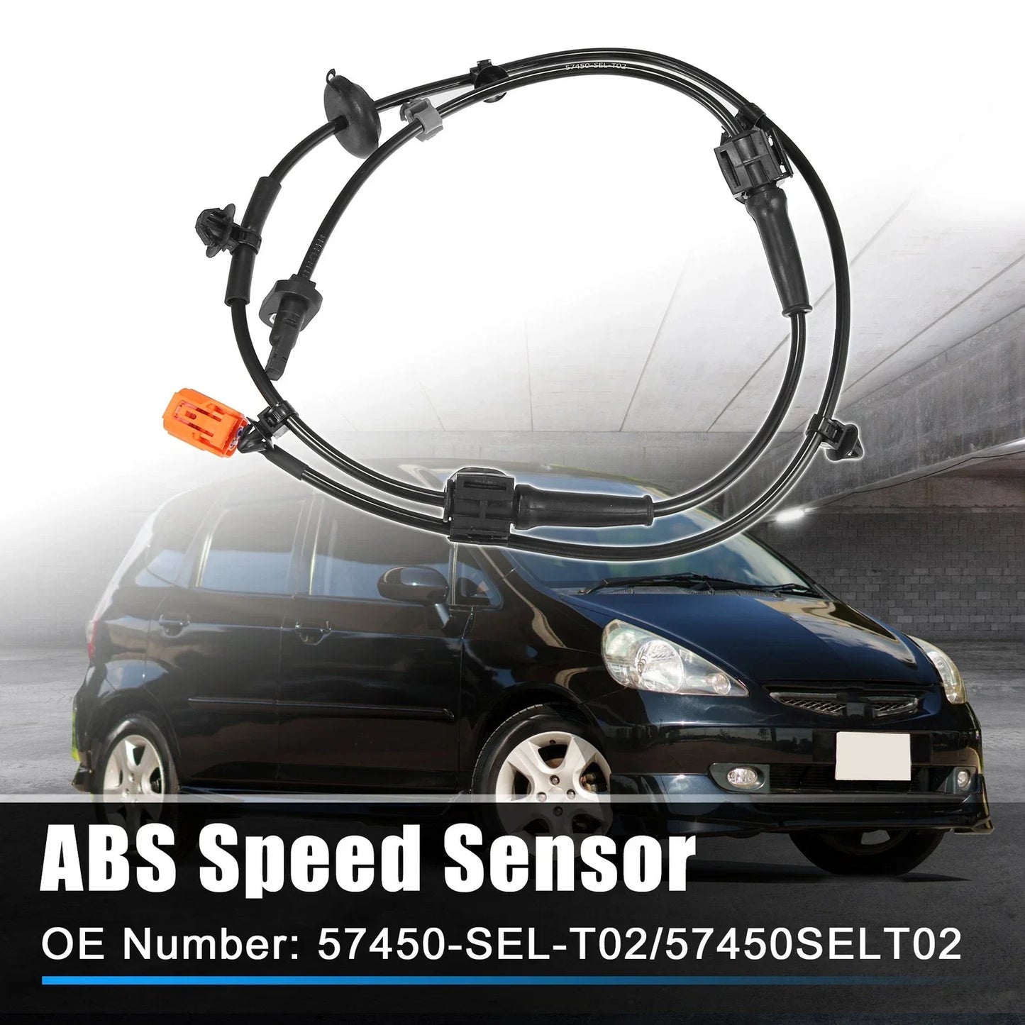 Front Right ABS Wheel Speed Sensor for Honda Jazz MK II (2002-2008)