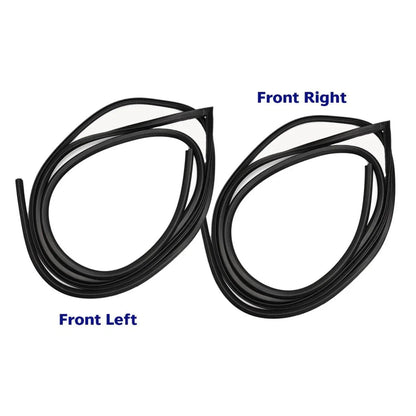 Door Rubber Weatherstrip Seal L+R Fits Datsun Bluebird 510 2D Sedan 1967-72 D06