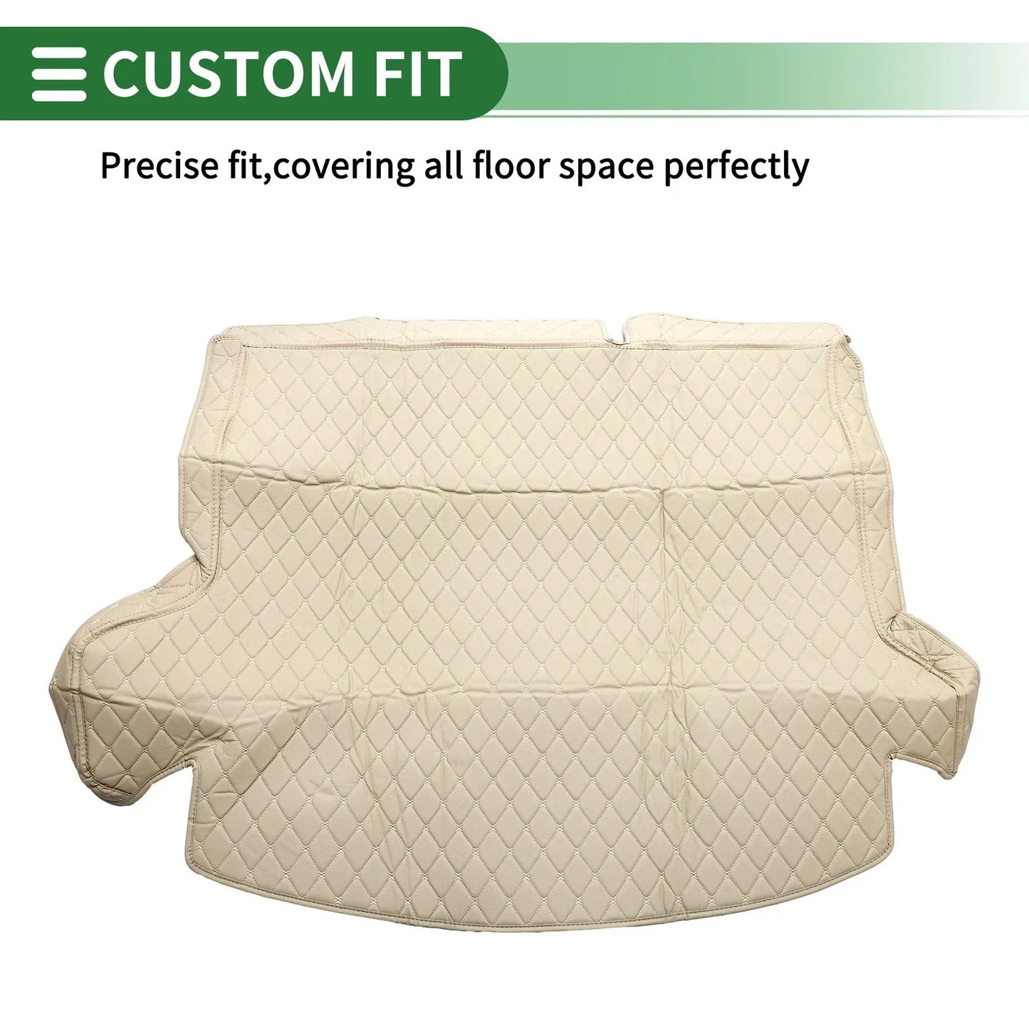Heightened Edge Cargo Liner Trunk Mat for Honda CRV Hybrid (2017-2021) Beige