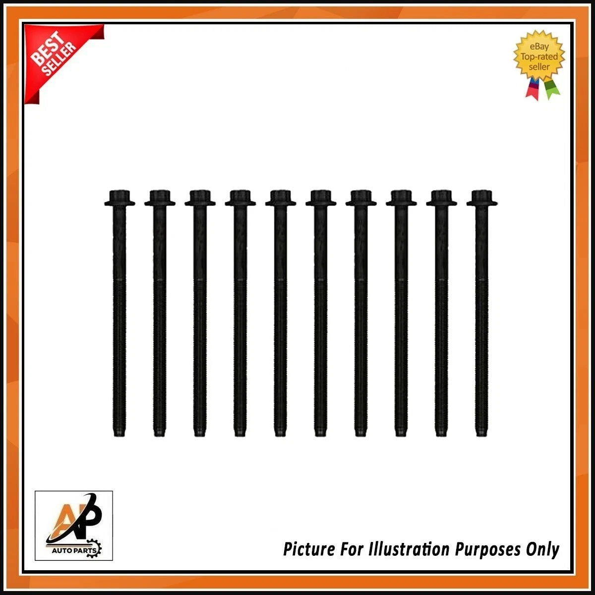 Head Bolts Set Replacement for Hyundai Tucson i30 i40 1.6 CRDi (2010–2018)