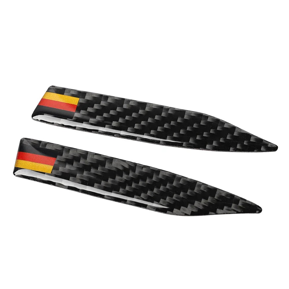 Carbon Black Universal Side Mirror Anti-Collision Protector Trim