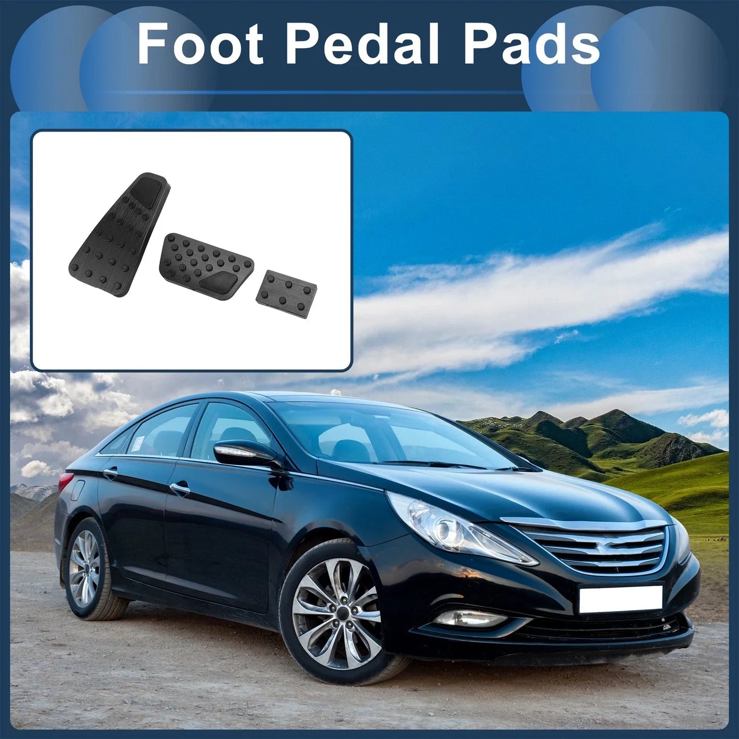 Automatic Foot Accelerator Pedal Covers for Dodge RAM 1500 (2010-2018)