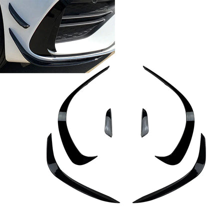 6Pcs Front Bumper Lip Splitter Spoiler for Mercedes Benz C-Class (2022-2023)