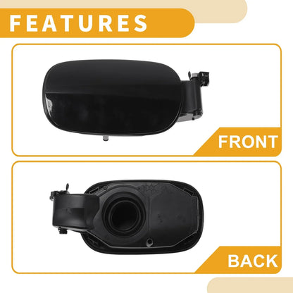 Fuel Tank Door Cap for Mercedes-Benz W205 (2015-2021) Bolt Type Black