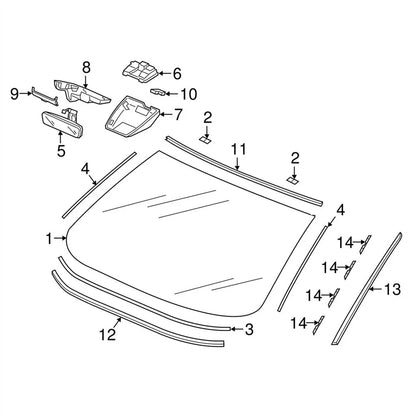 Rear View Mirror for Honda Accord (2016-2022)