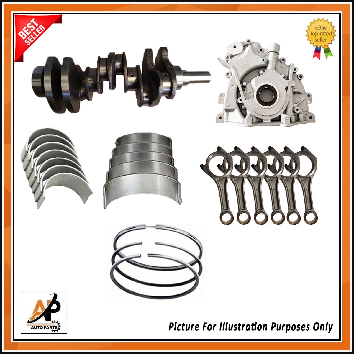 Crankshaft Replacement with Bearings for Land Rover Discovery 4 3.0 TDV6 (2010–2016)