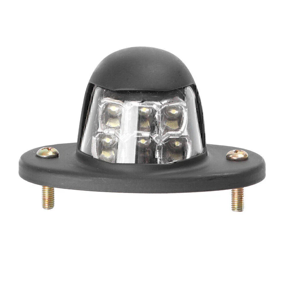 Universal 12V 6 LED White License Plate Lights for Car Truck SUV