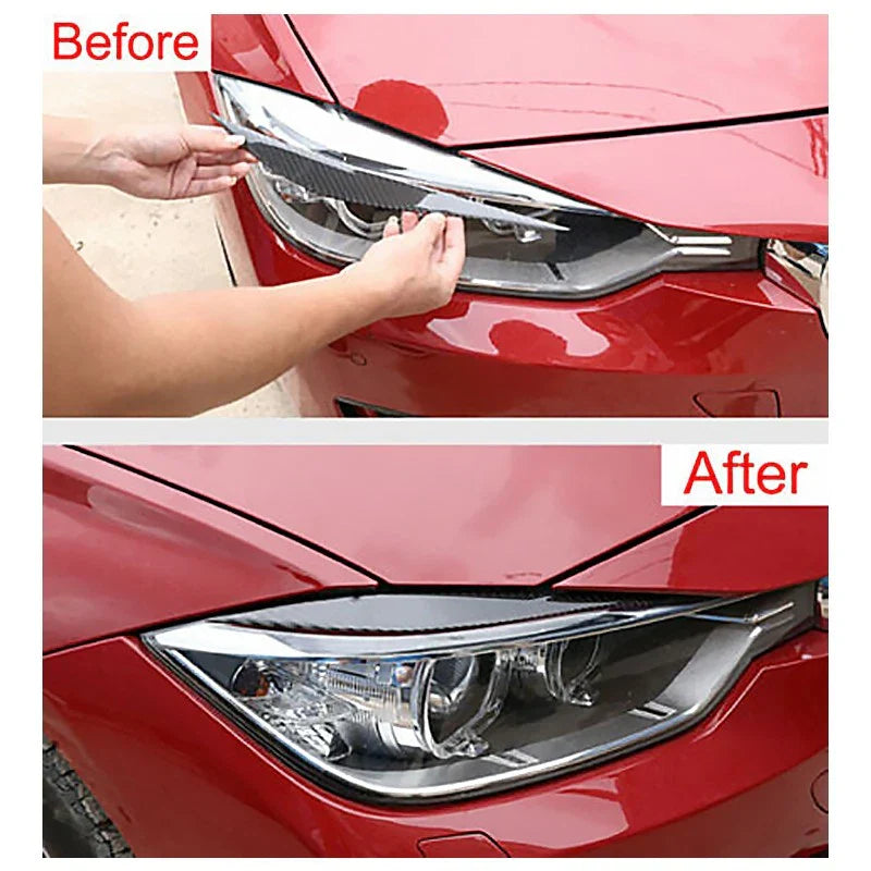 2 x Carbon Fiber Headlight Trims for BMW F32 F33 F36 F80 F82 (2012-2018)