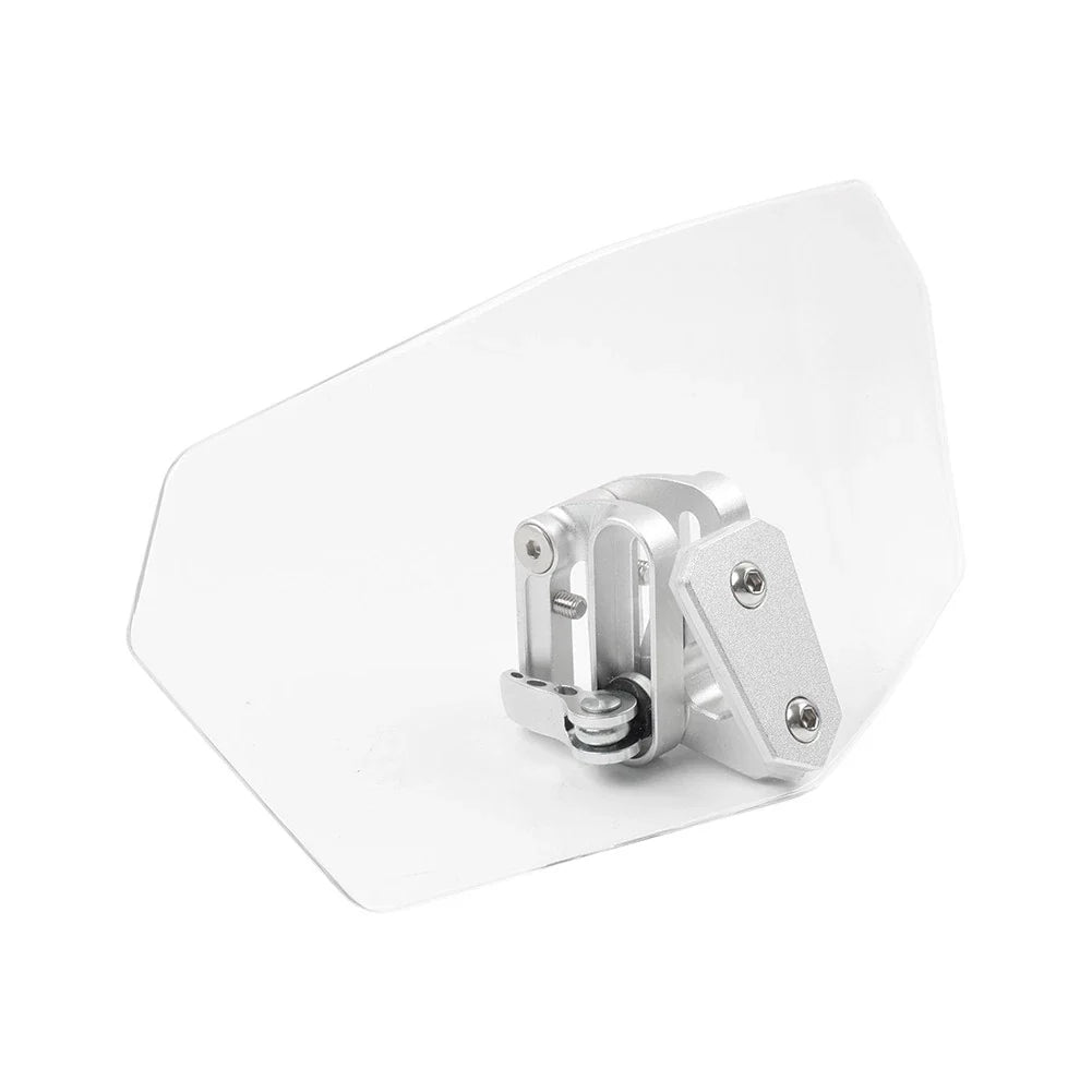 Universal Adjustable Clear Clip-On Windshield Air Deflector for Car