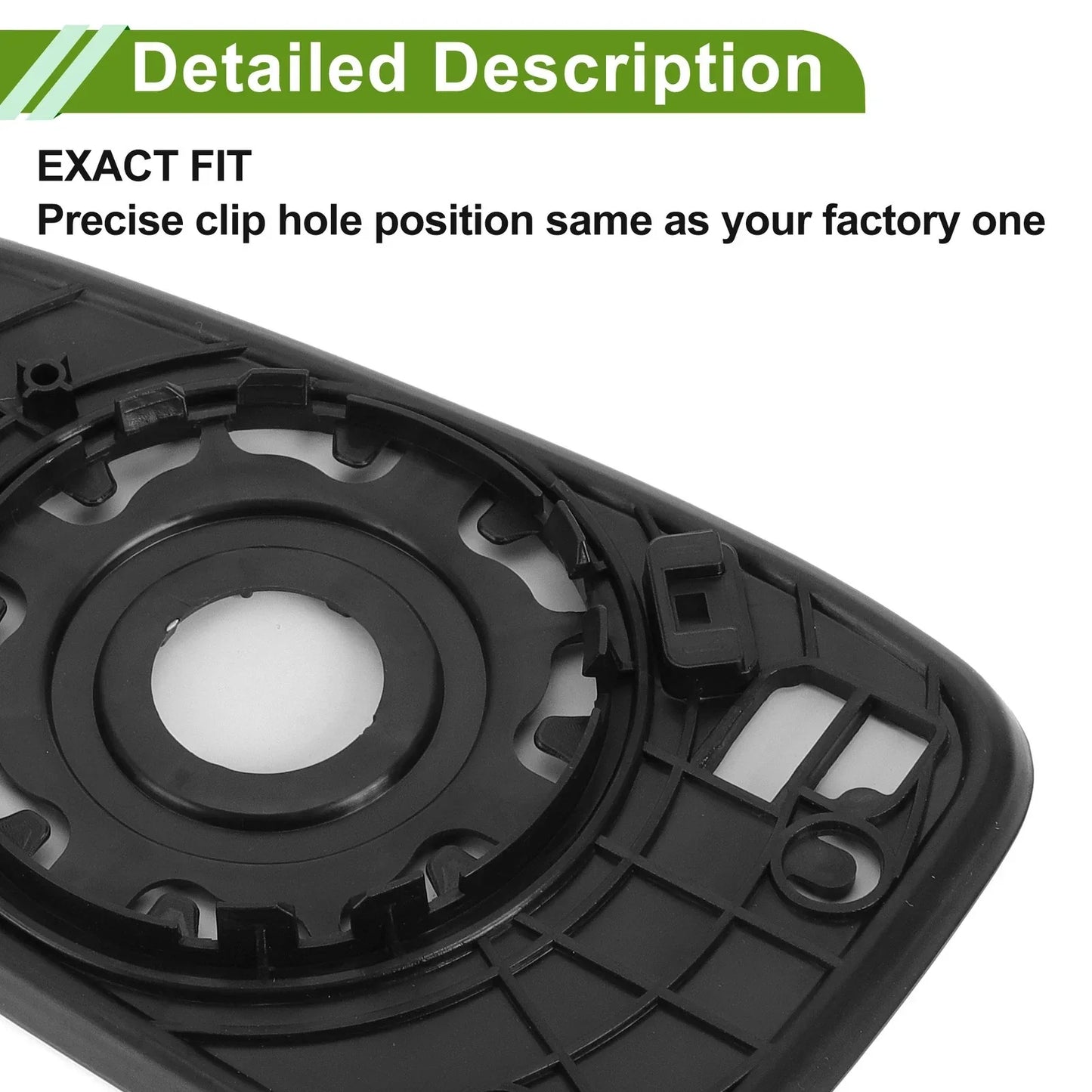 Right Side Mirror Glass Replacement for Hyundai Sonata (2011-2014)