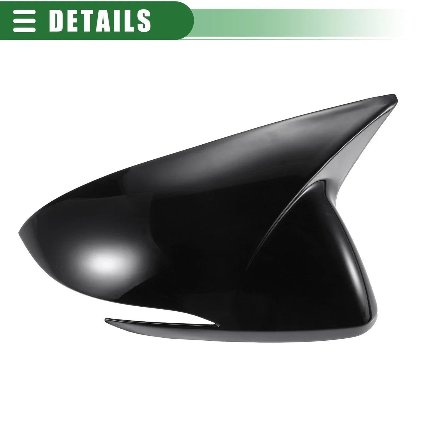 Rearview Mirror Caps for Hyundai Elantra 2017-2020 - Gloss Black (2017-2020)