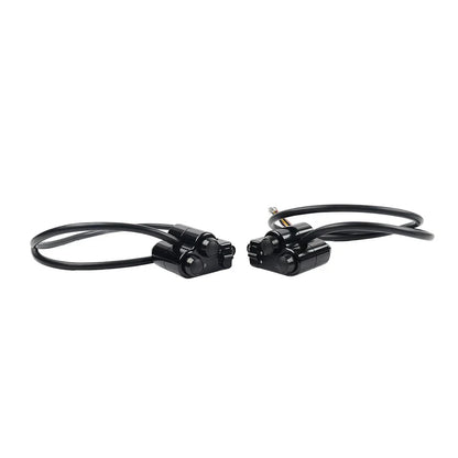 1" CNC Handlebar Switch Controls Housing for Harley Universal Motor Black