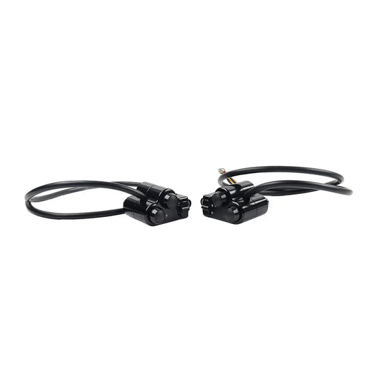 1" CNC Handlebar Switch Controls Housing for Harley Universal Motor Black