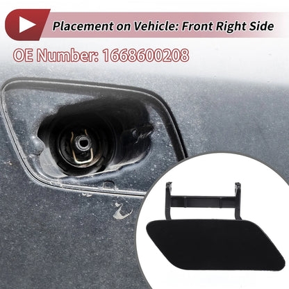 Front Right Side Bumper Headlight Washer Nozzle Cover for Mercedes-Benz ML63
