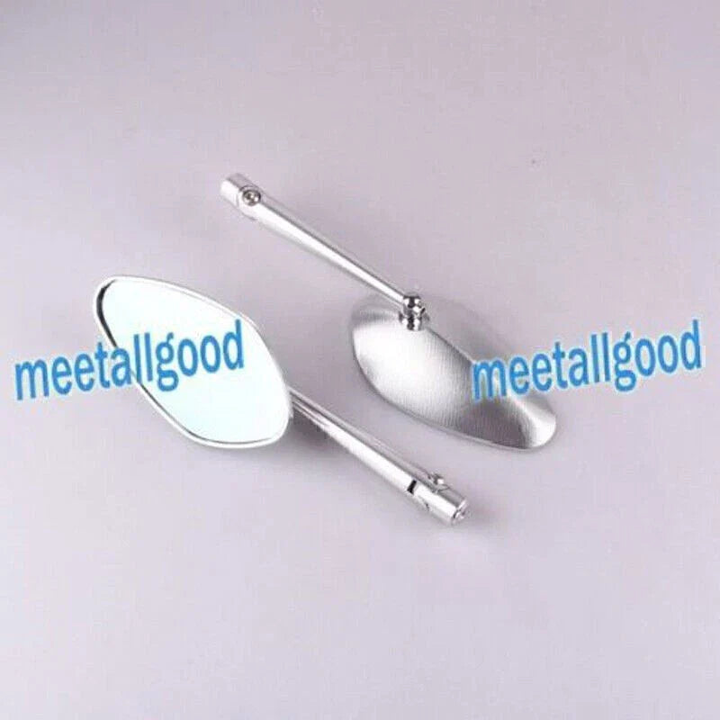 Leaf Style Motorcycle Rear View Side Mirrors
